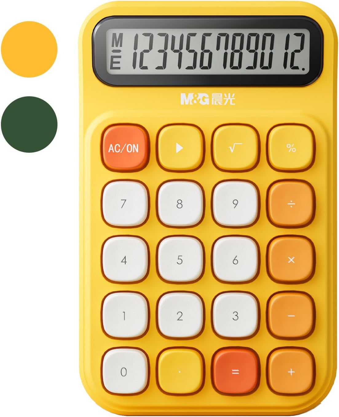 M&G Desk Calculator with Mechanical Buttons