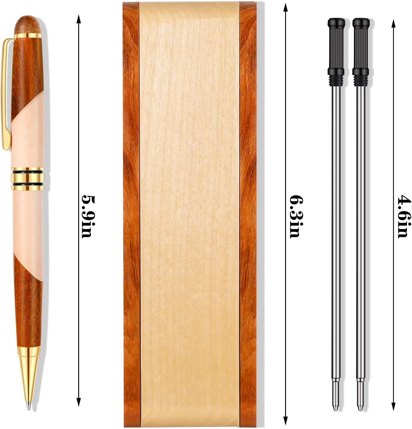 Wooden Fountain Pen Gift Set