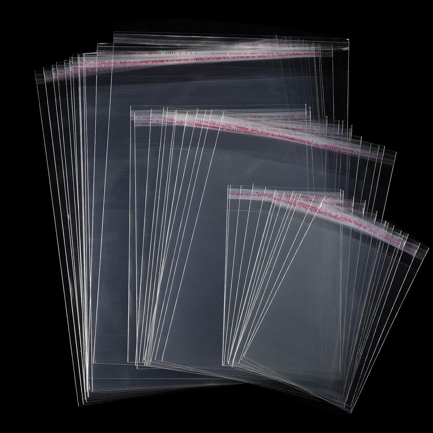 Clear Sleeves Storage Transparent Sealing Bags for Art Photo