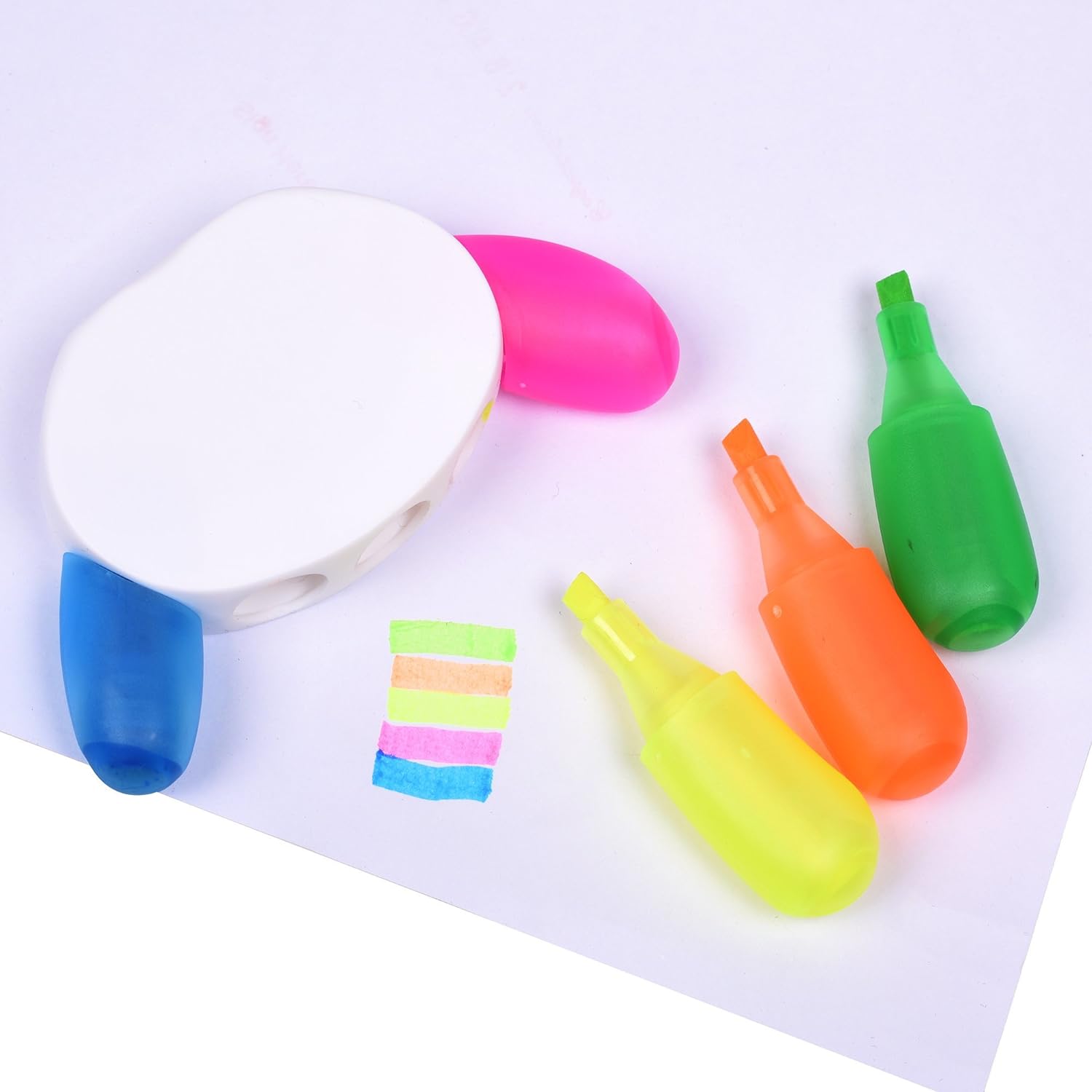 2pcs Finger Shape Highlighter Fluorescent Watercolor Pens