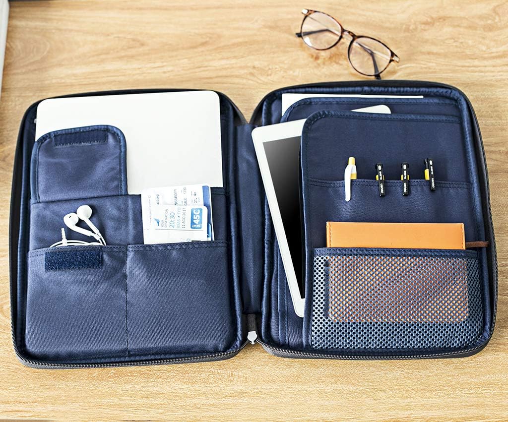 A4 Document File Bags Portfolio Organizer- Zipper Case