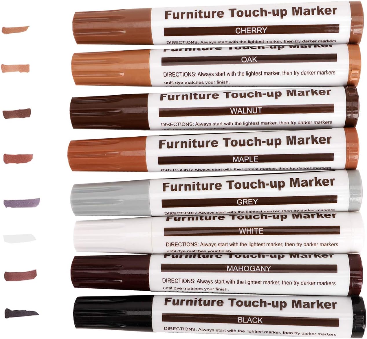 17 Pack Wood Furniture Repair Kit Wood Touch Up Pen Repair Markers