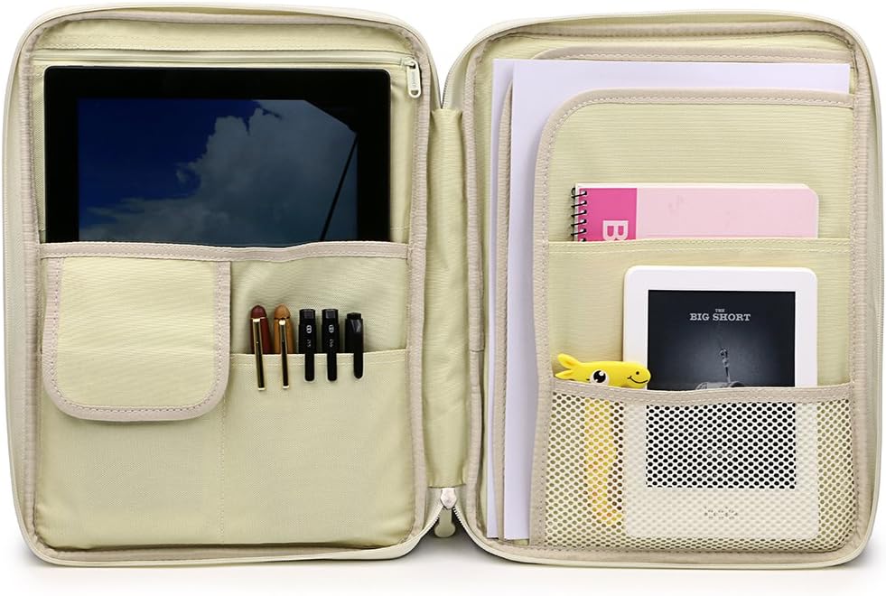 A4 Document Bags Portfolio Organizer-Zippered Case