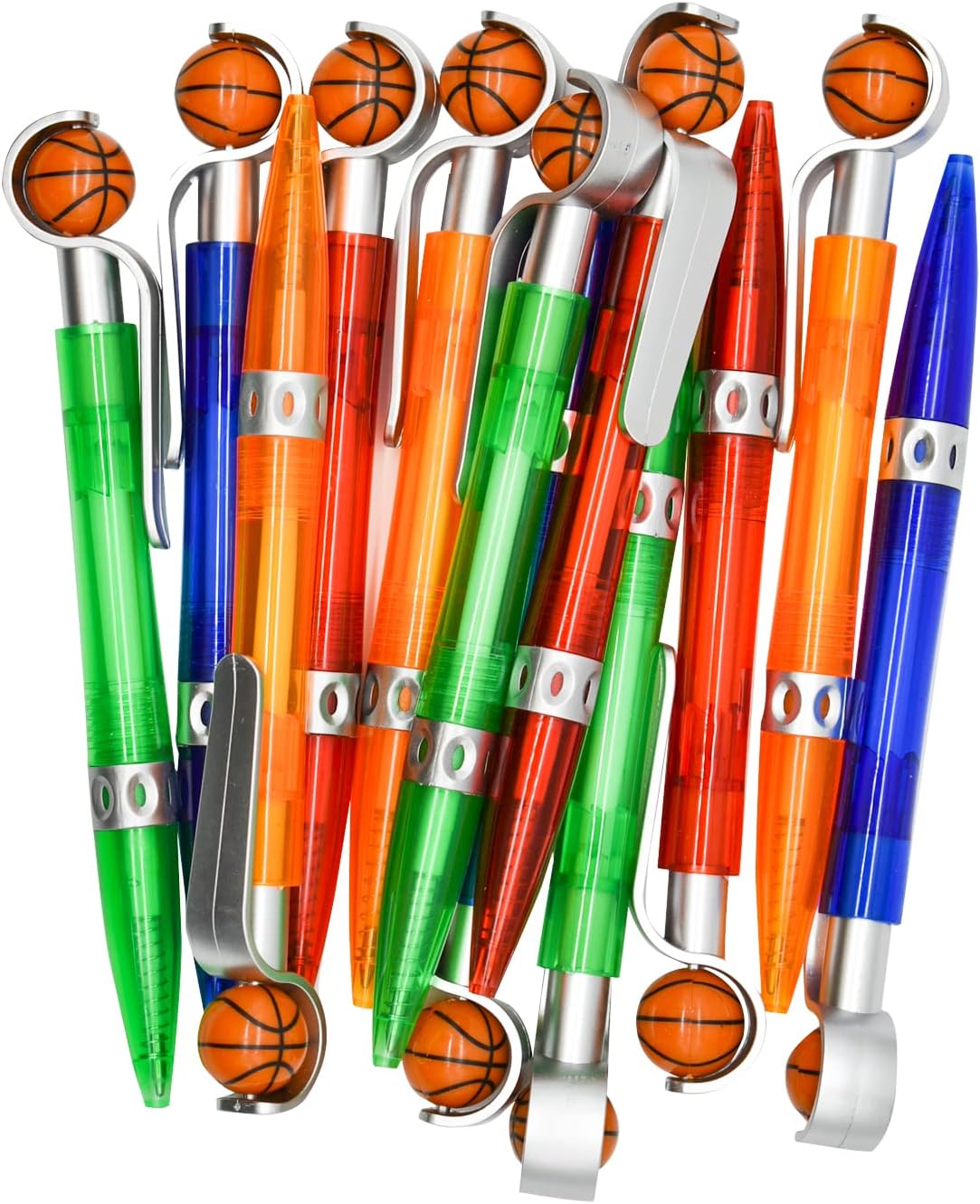 12PCS Novelty Basketball Pens Sports Ballpoint Pens