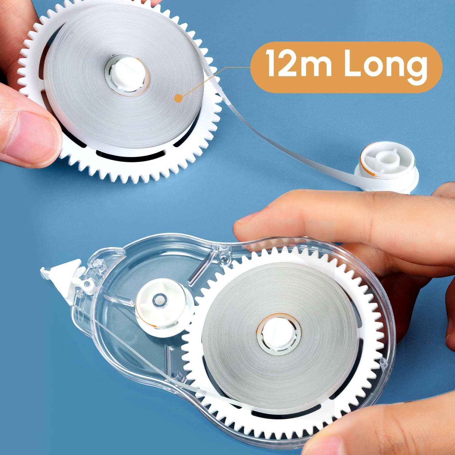 M&G 39FT Long Correction Tape Set,72M/234FT White 6 Pack