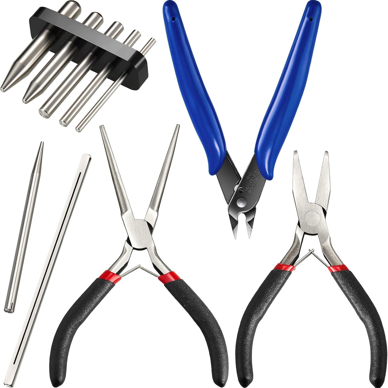 10Pcs Metal DIY Model Tool Needle-Nose Pliers Set