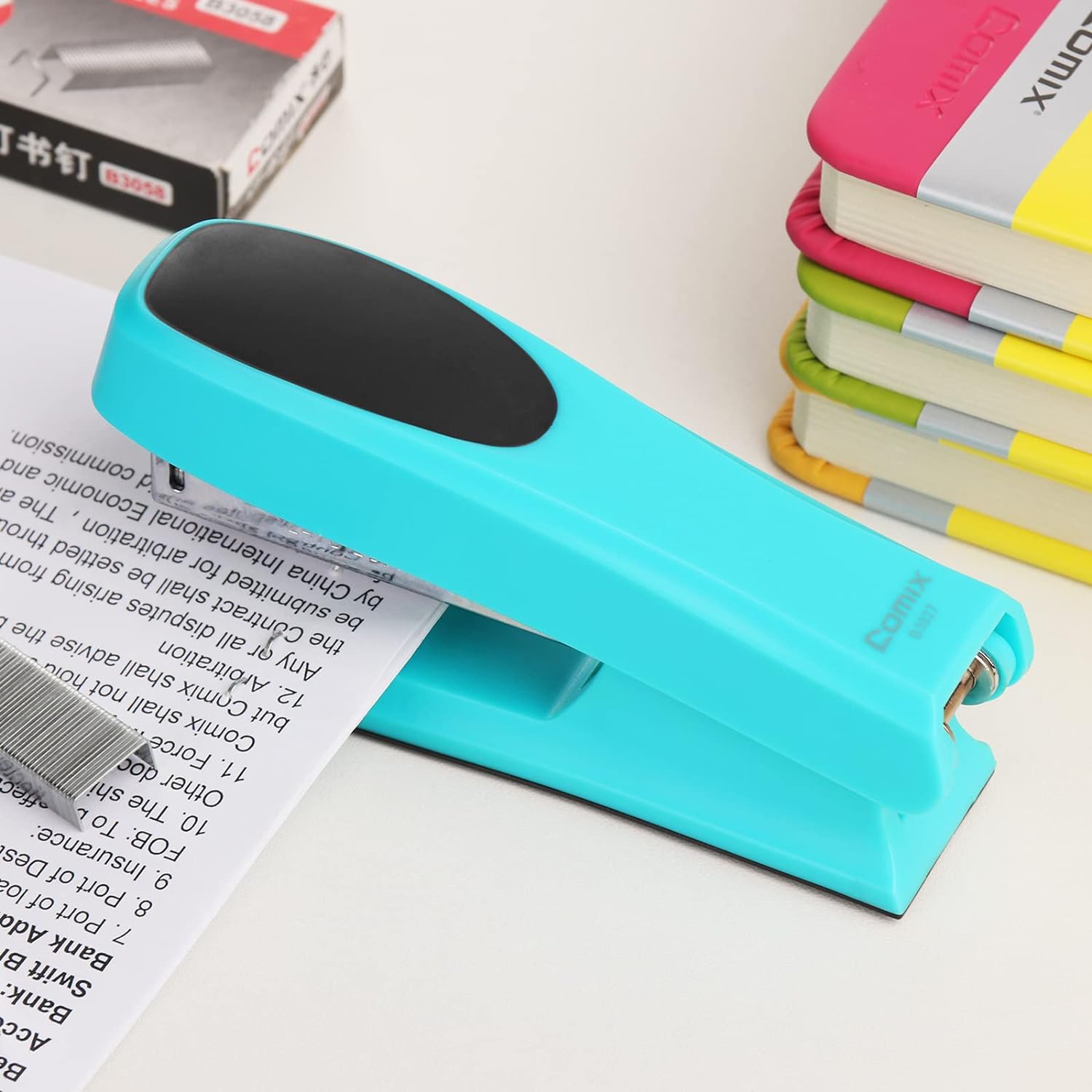 Comix Desktop Stapler,20 Sheets Capacity Commercial Desk Stapler