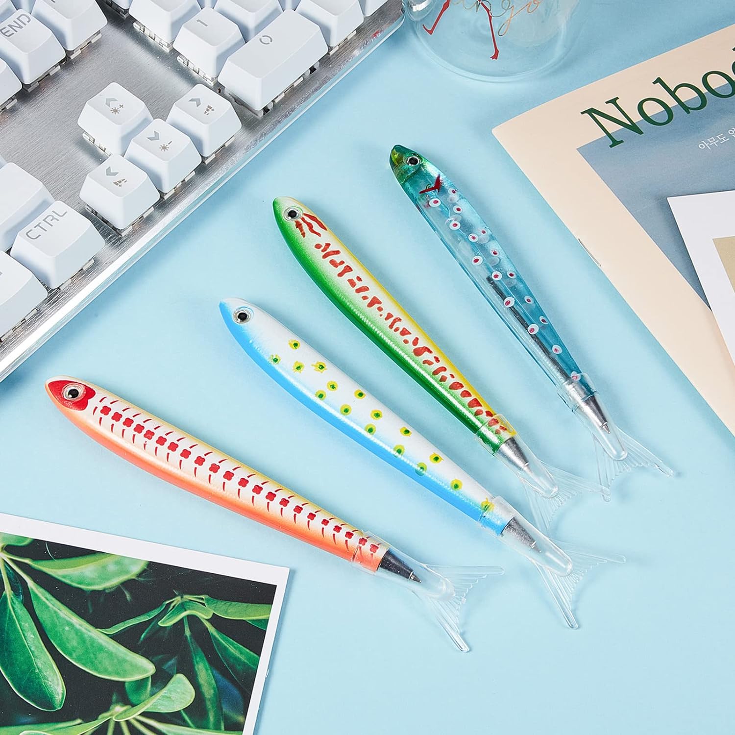 12pcs Cute Fish Ballpoint Pens for Fish Pen Decoration Party