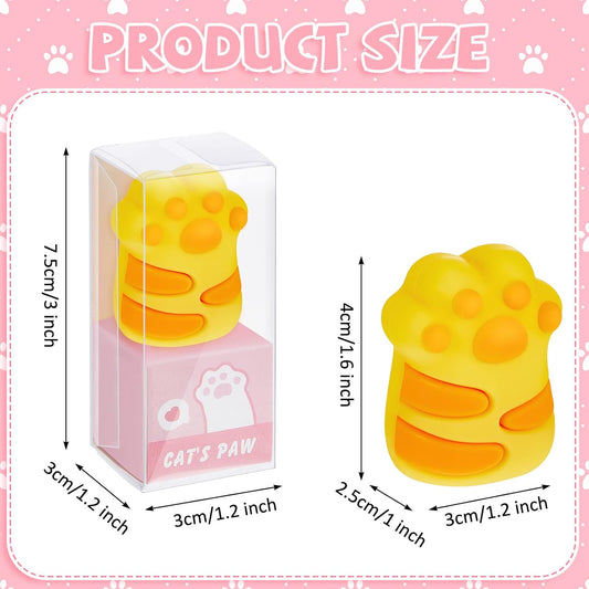 4Pcs Cute Cat Paw Kawaii Manual Pencils Sharpeners