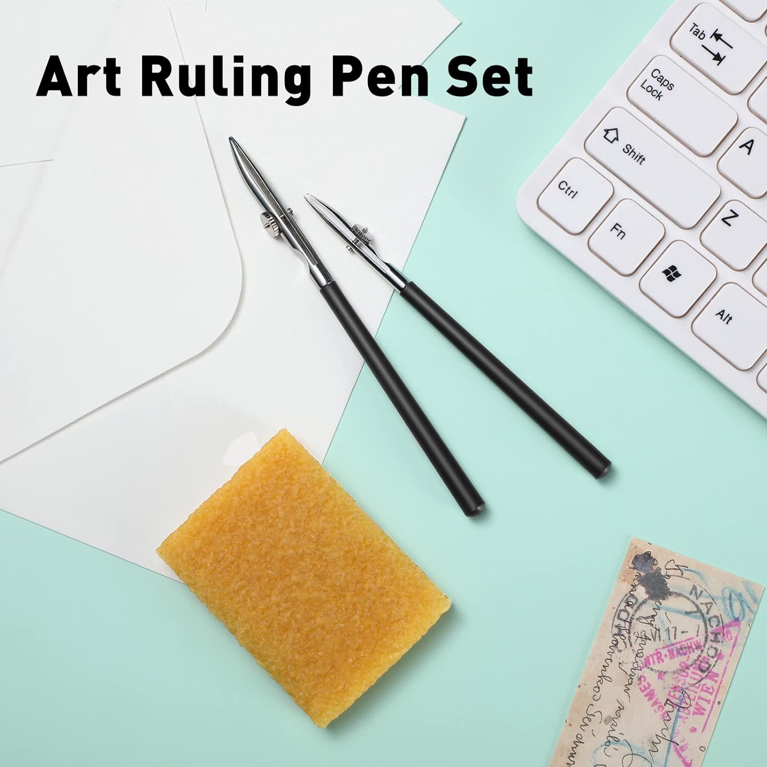 6Pcs Art Ruling Pen Set 3 Sizes Masking Fluid Pen