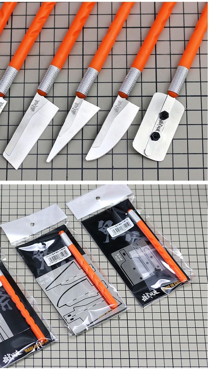 4pcs Irregular Shape Handsaws Mini Hand Saws For Scale Military Model Modification