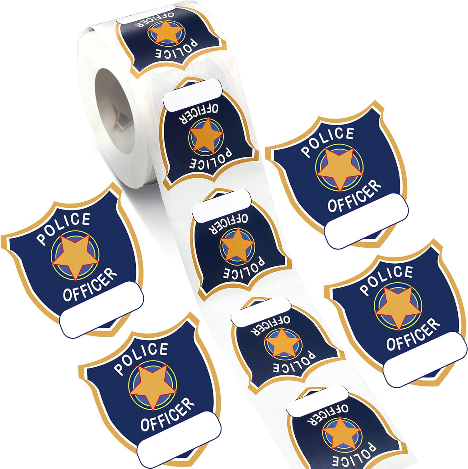 600 Pieces Police Stickers for Kids Police Birthday Party Supplies