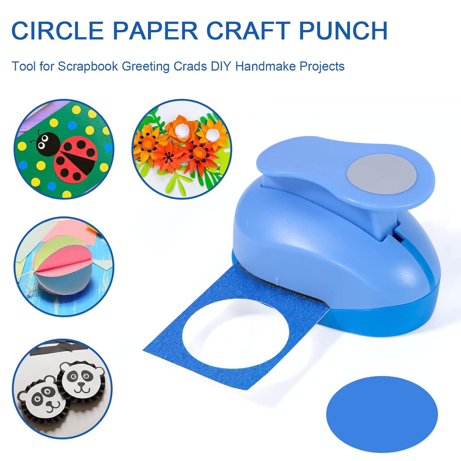 2 Inch Craft Hole Paper Punch Shape Circle for Cardstock,Scrapbooks