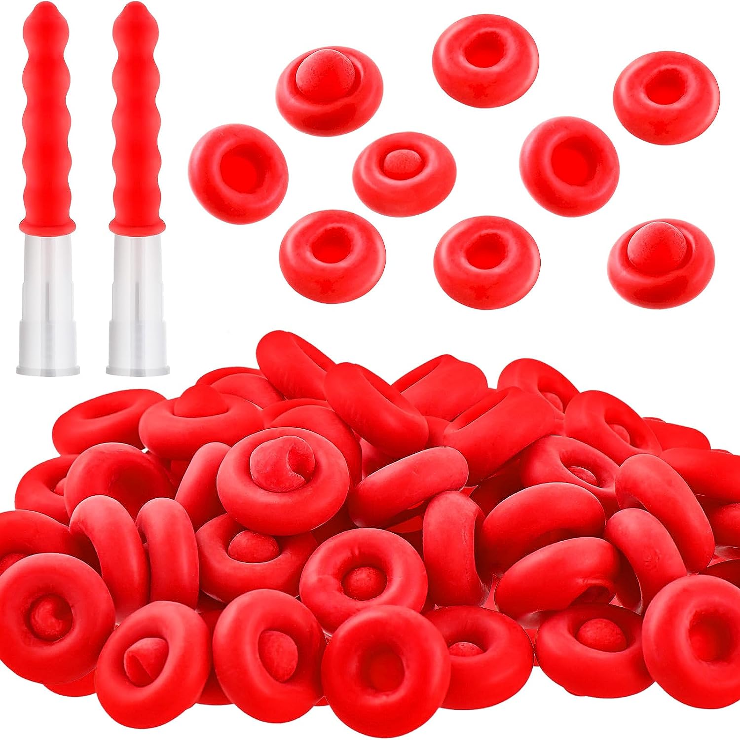 Caulk Saver Caps Caulking Tube Covers for Sealing and Preserving,Red