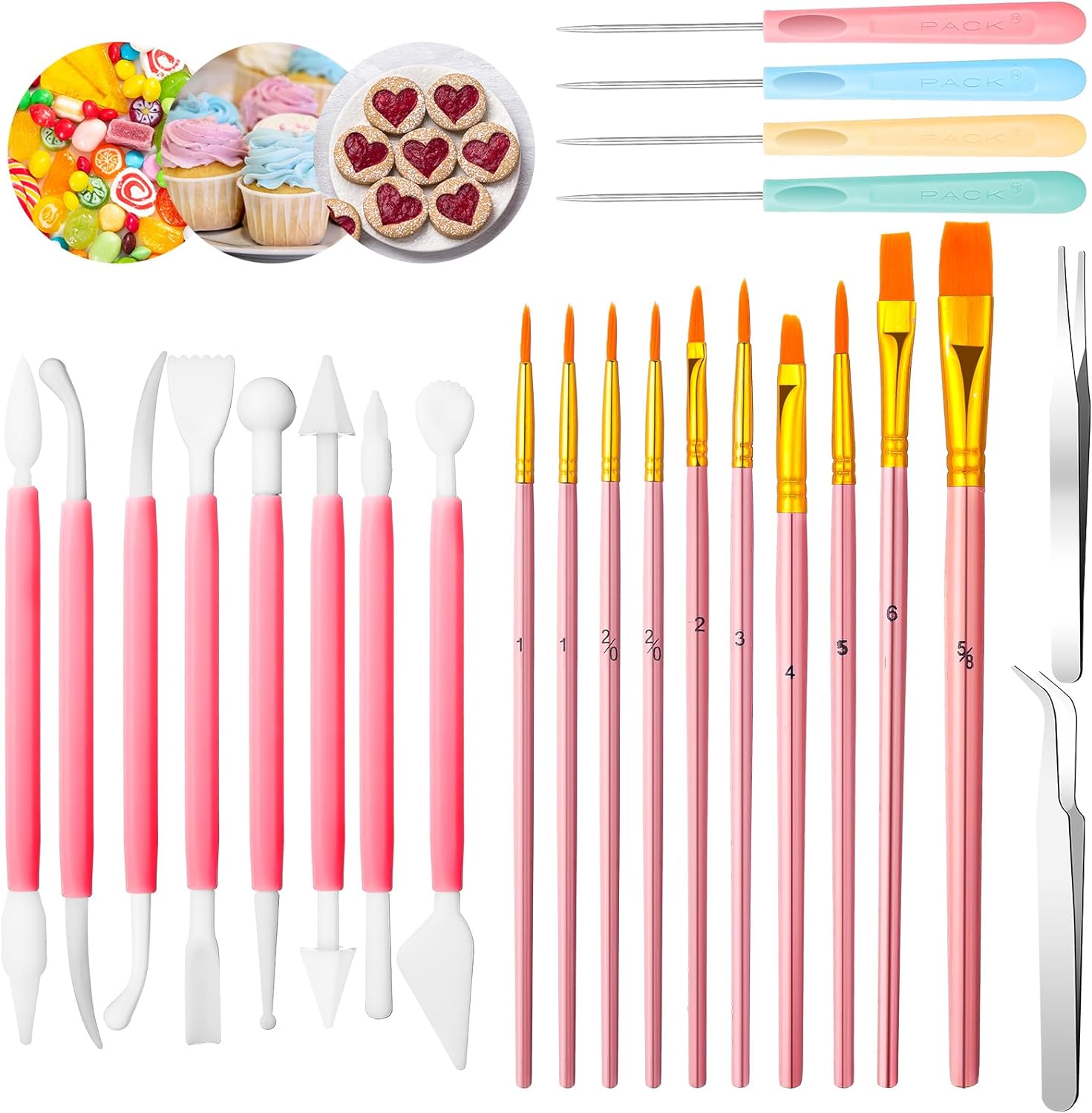 24Pcs Cookie Cake Decorating Tool Set