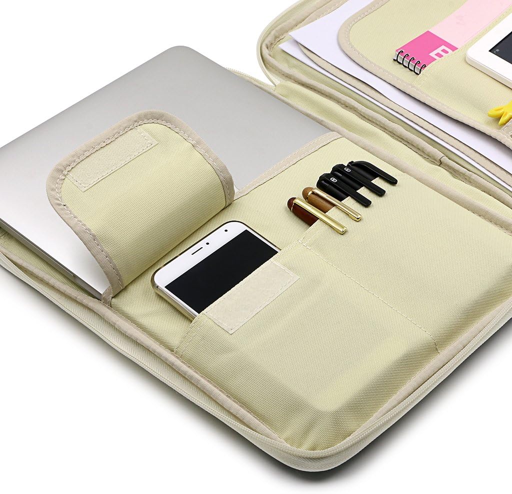 A4 Document Bags Portfolio Organizer-Zippered Case