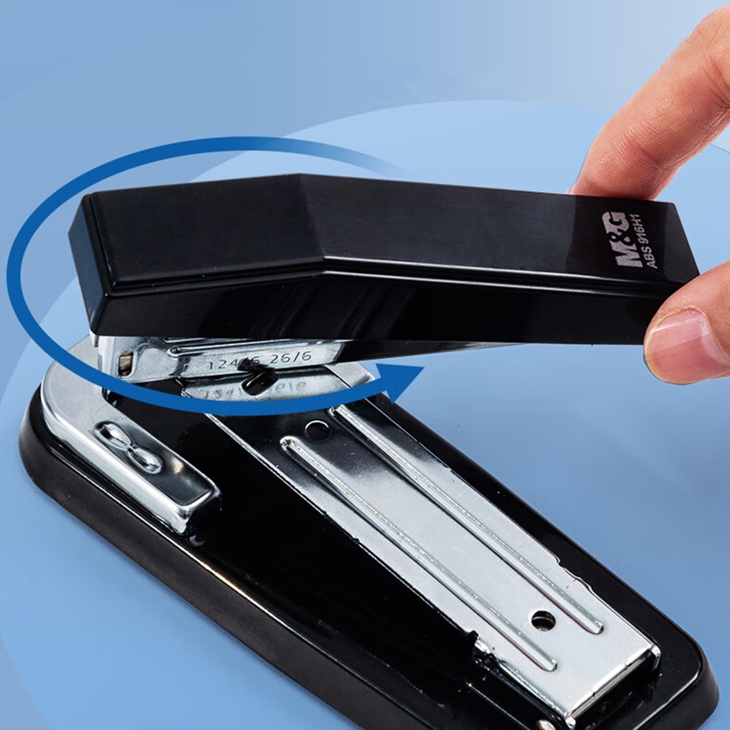 M&G Heavy Duty Office Stapler with 50 Sheet Capacity,360 Rotation Design