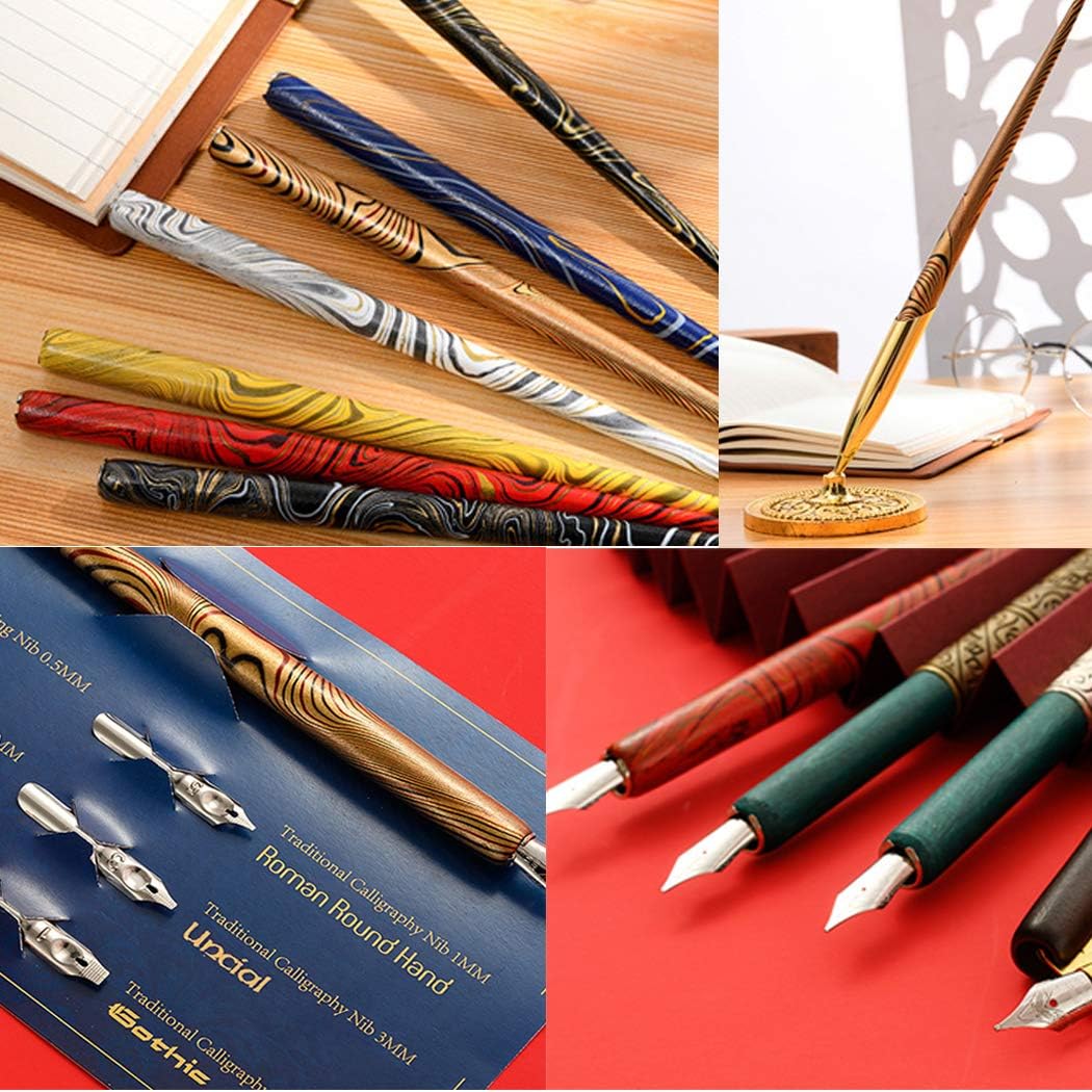 Manga Calligraphy Drawing Pen Dip Pen with 12 Nibs