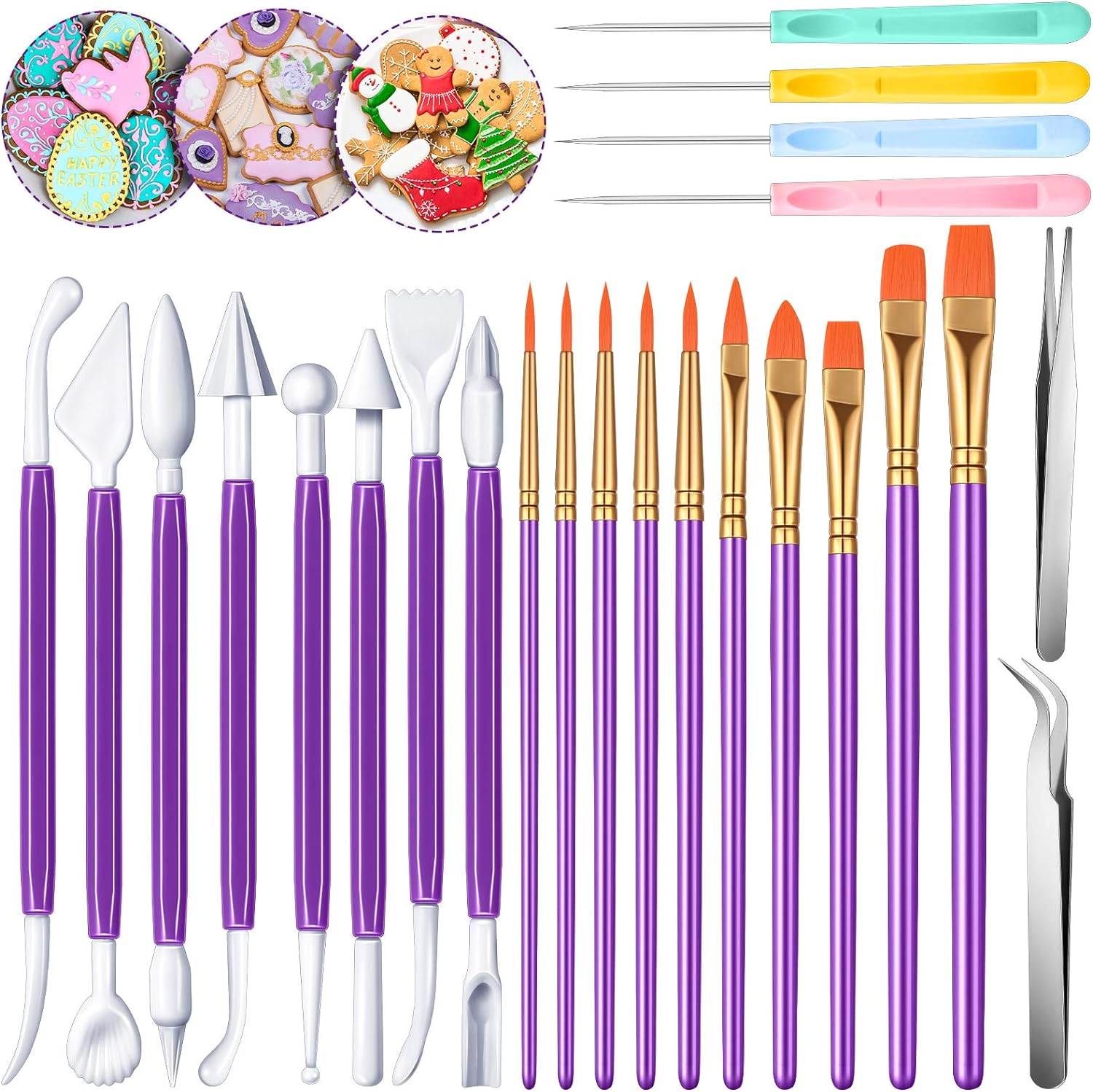 24Pcs Cookie Cake Decorating Tool Set