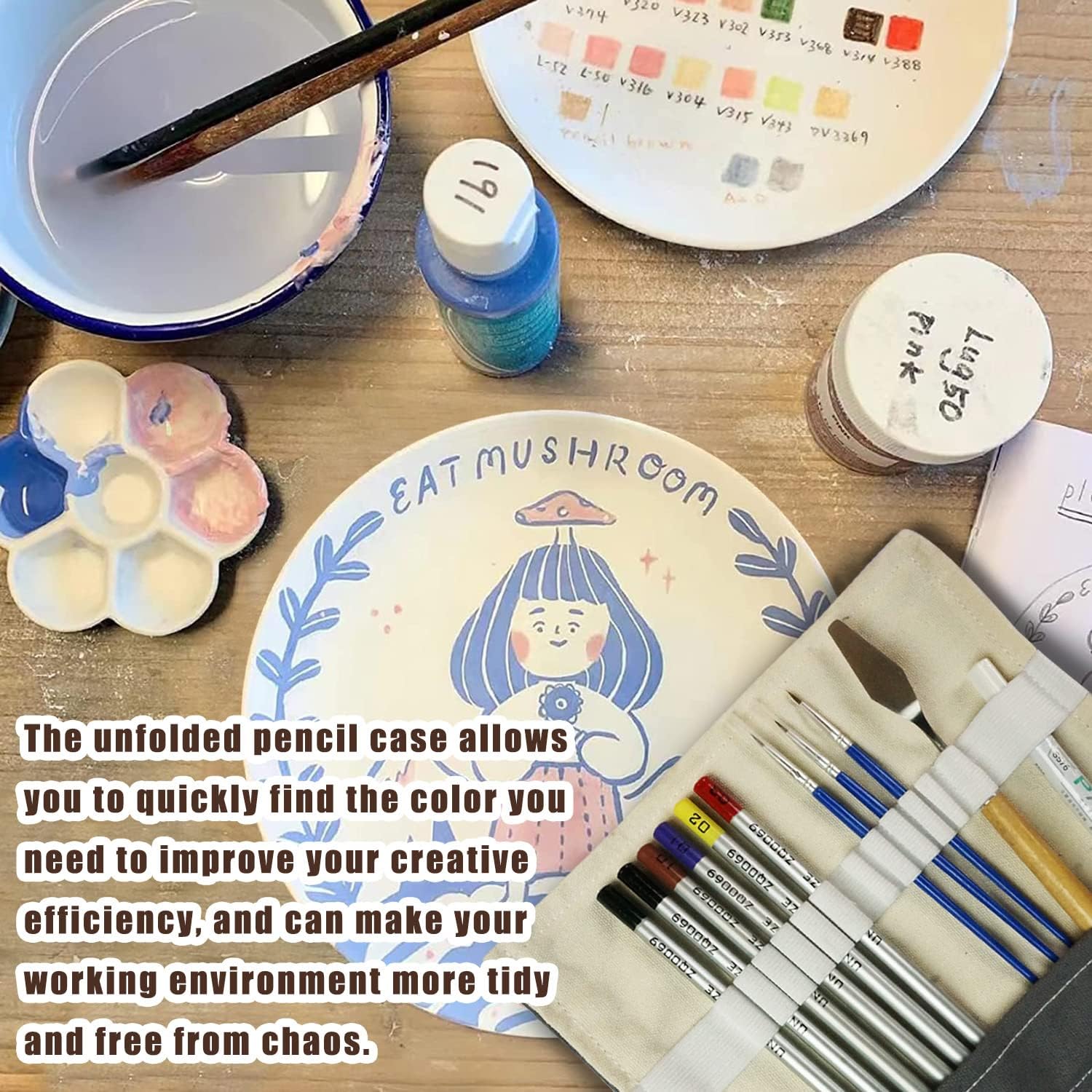 6 Colors Underglaze Pencils for Pottery