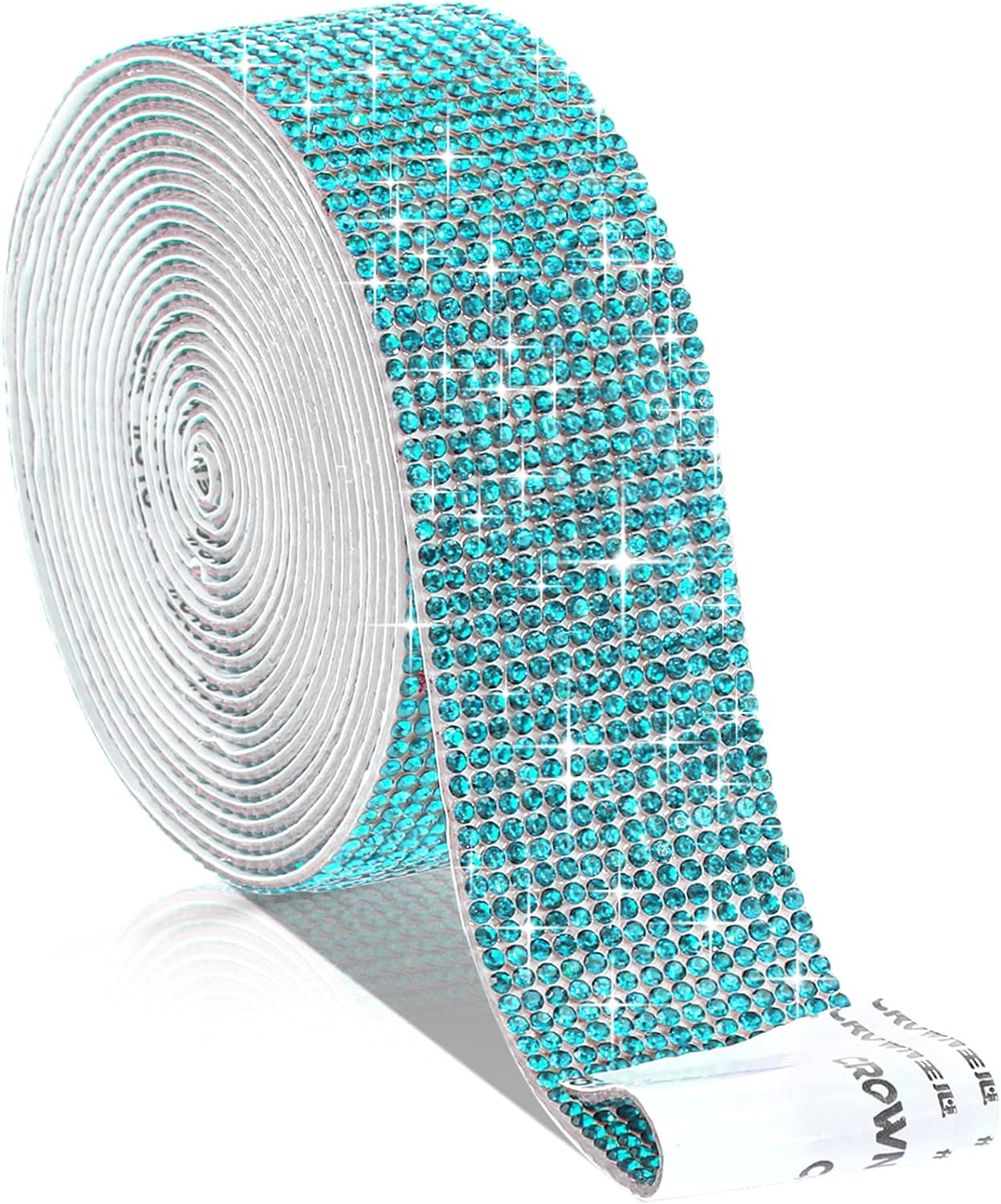 Self Adhesive Rhinestone Strips Crystal Ribbon Sticker Wrap for DIY Car Phone